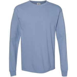 image:imageComfort Colors Adult Long Sleeve Tee Style 6014Washed Denim
