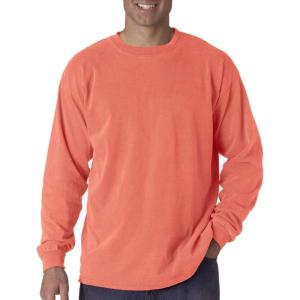 image:imageComfort Colors Mens Long and Short Sleeve TShirtCrimson  Long Sleeve