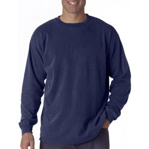 image:imageComfort Colors Mens Long and Short Sleeve TShirtNavy  Long Sleeve