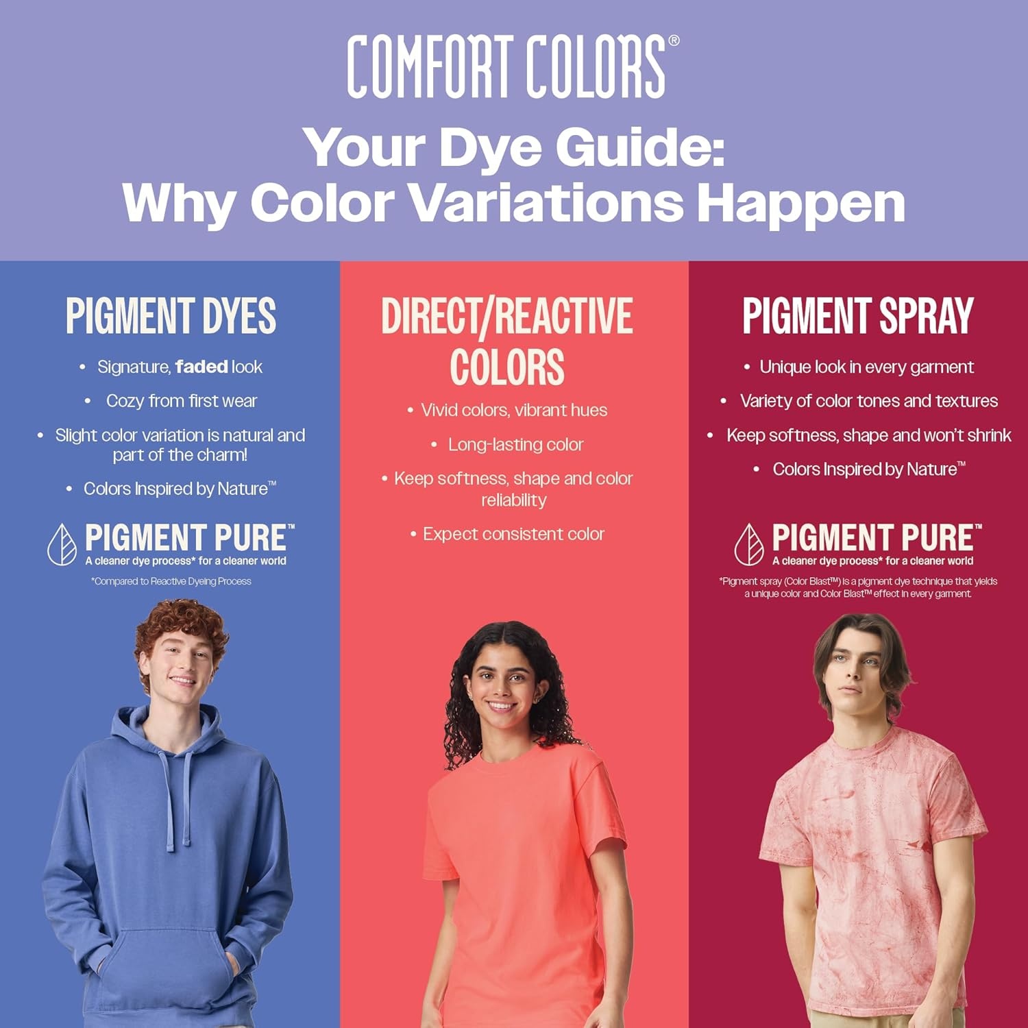 image:imageComfort Colors Adult Heavyweight Short Sleeve Tee Style G1717G1745 MultipackBlue Jean  Fiji Blue Logo Center Print