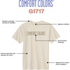 image:imageComfort Colors Adult Heavyweight Short Sleeve Tee Style G1717G1745 MultipackIvory  Khaki Logo Center Print